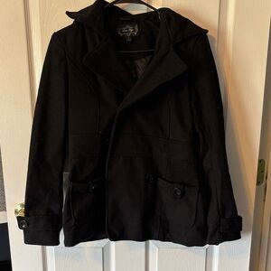 Hooded Pea Coat